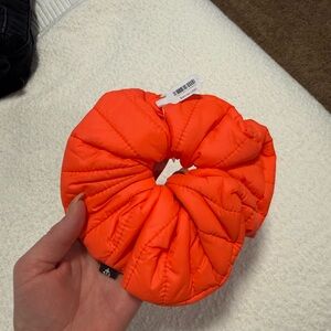FP Movement by Free People Orange Quilted Scrunchie